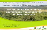Evolution et défis de la gouvernance forestière en Afrique centrale