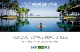 Voyage Privé x EASYRECRUE