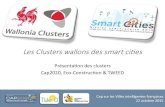 Smartcities 2015 - Clusters wallons