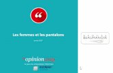 OpinionWay pour Bréal-Beaumanoir - Les femmes et les pantalons / Janvier 2017