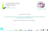 LUXEMBOURG CREATIVE 2016 : Les labels verts dans l'hébergement