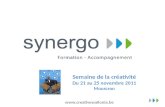 Synergo présente... la Semaine de la créativité!