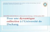 Pour une dynamique collective à l'Université de Dschang