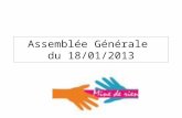 Assemblée Générale du 18 janvier 2013
