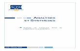 Finance: Nouvelles publications de l'ACPR dans la série "Analyses et Synthèses"