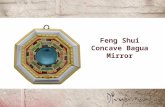 Feng shui bagua mirror concave