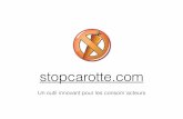 Stopcarotte.com : Un outil innovant pour les consom´acteurs !