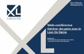 Web-conférence | Générer des gains avec le Lean 6 Sigma
