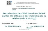 Sécurisation des Web Services SOAP contre les attaques par injection par la méthode de khi2