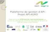Plateforme de gestion d'API : Projet API-AGRO