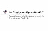 Evaluation des bénéfices pour la santé du rugby à 5