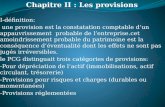 Comptabilité générale ii   chapitre ii  les provisions mr h.el khourchi s2 2016 (1)