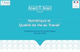 ANACT / ARACT Nouvelle Aquitaine - Qualité de vie au travail et numérique dans l' IAA- CCI Bordeaux Gironde 23 mars 2017