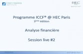 Session live #2 - Analyse financière
