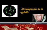 Sérodiagnostic de la syphilis