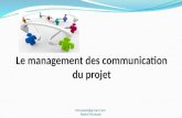 Management des communications du projet