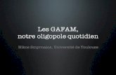Les GAFAM, notre oligopole quotidien
