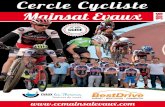 Brochure Cercle Cycliste Mainsat Evaux 2016