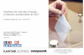 Pr©sidentielle 2017 : Intentions de vote (9 avril)
