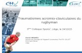 Traumatisme acromio-claviculaire du rugbyman