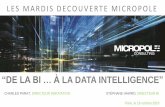 Matinée Micropole DE LA BI A LA DATA INTELLIGENCE 18-10-2016