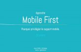 Avoir une approche mobile first