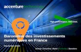 Accenture Baromètre des investissements IT France 2015