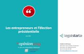 OpinionWay pour Legalstart - Les entrepreneurs et l'élection présidentielle / Avril 2017