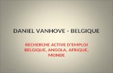 Cv Daniel Vanhove   Belgique