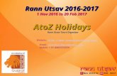 Rann Utsav 2016-17, Kutch Rann Utsav - RannUtsavOnline
