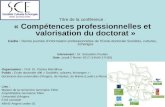 Compétences professionnelles et valorisation du doctorat, Angers, 2 mars 2017