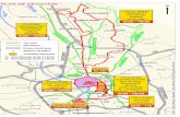 Plan général du marathon de Toulouse