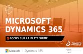 Focus sur Microsoft Dynamics 365