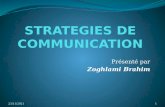 Strategies de communication