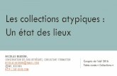 Les collections atypiques en bibliothèque : un état des lieux