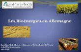 Bioenergies en Allemagne/Germany