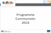 Programme communotic 2016