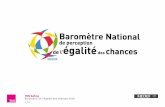 Baromètre national de percetion de l'égalité des chances - édition 2016