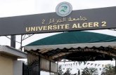 Activités de l'université d'Alger 2