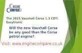The 2015 Vauxhall Corsa 1.3 CDTi Easytronic