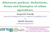 Jardins communautaires  définitions, formes et exemples d’agriculture urbaine