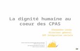 La dignité humaine au coeur des CPAS (AG Fédération des CPAS 2016)