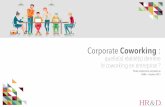 Synthèse de l'étude "Corporate coworking" HR&D.