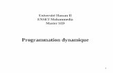 Progammation dynamique