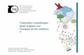 Transition numérique : quel impact sur l'emploi et les métiers ? Présentation de Jacques-François Marchandise du 20 avril 2016 à Lorient.