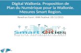 Smart Region: mesures Digital Wallonia, Plan du Numérique - AdN