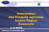 La valorisation des produits de la province d’Essaouira: (french)