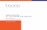 Dossier de présentation du rapport 2016 Innovation et système de santé par le Haut Conseil pour l'avenir de l'assurance maladie HCAAM