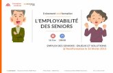 Emploi des seniors : favoriser l'employabilité