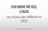 Les enjeux des AdBlock en 2015